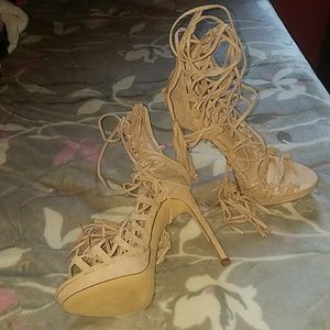 Lola Shoetique Nude Heels